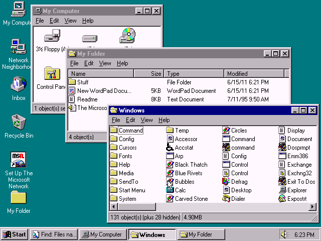 Windows 95 Windows Explorer (1995)